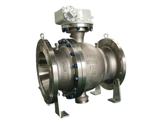 Cast Steel Trunnion dipasang Ball valve