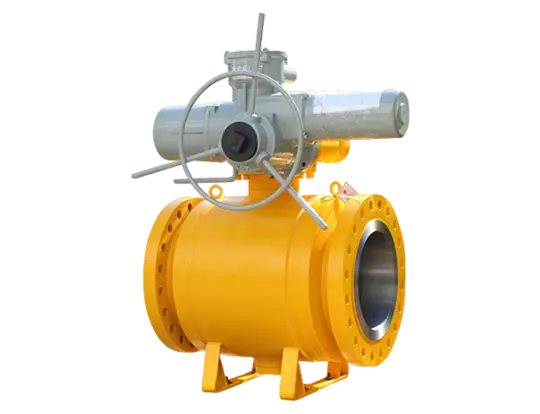 Electric Actuated Trunnion Dipasang Ball Valve