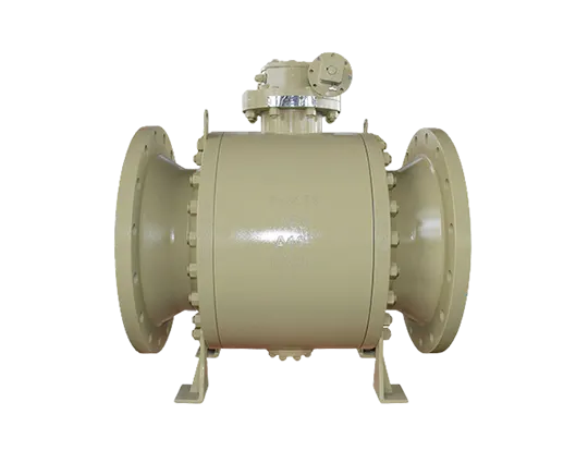 Ngurangi Port Trunnion Dipasang Ball Valve